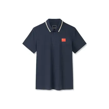 Anta Champion Series Polo Collar Men's Night Sea Black