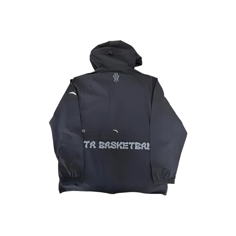 Anta Basketball Collection Jackets Coats Men's Basic Black-1