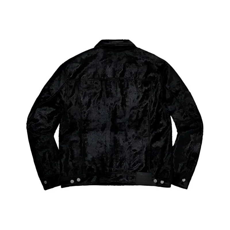 Supreme Fuzzy Pile Trucker Jacket-1
