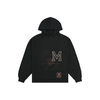 Travis Scott X Mitchell & Ness Mississippi State Bulldogs Overlap Pullover Hoodie