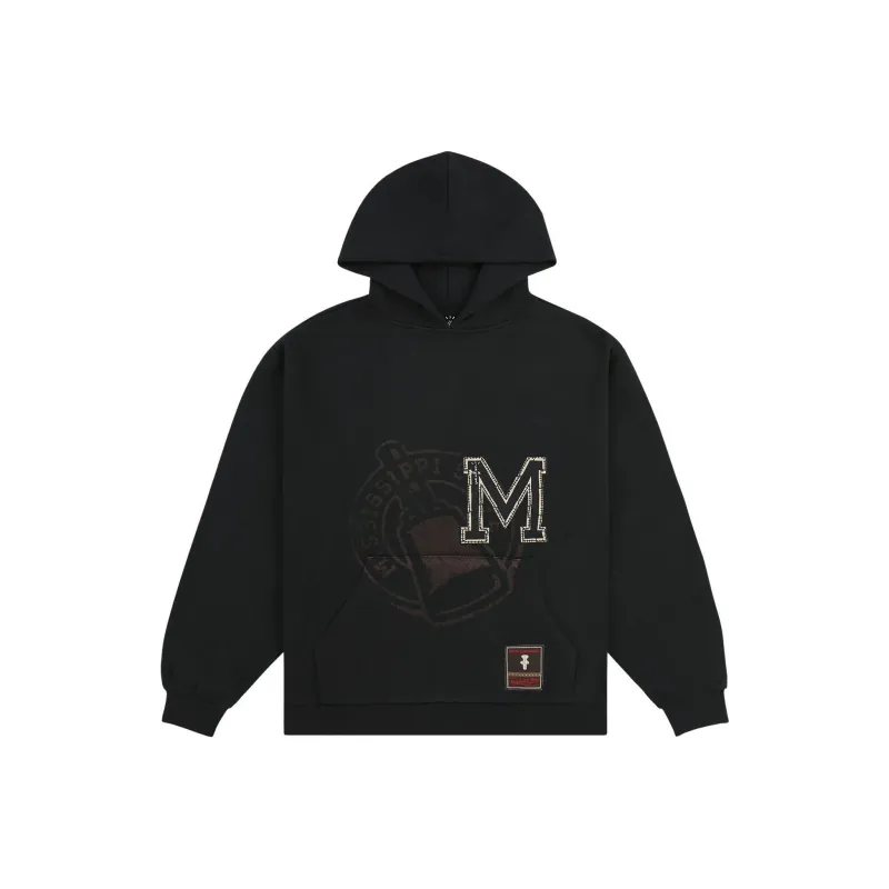 Travis Scott X Mitchell & Ness Mississippi State Bulldogs Overlap Pullover Hoodie-0