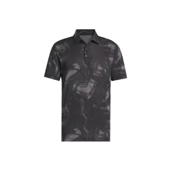 Adidas Free Shipping With AdiClub Ultimate365 Printed Mesh Polo Shirt