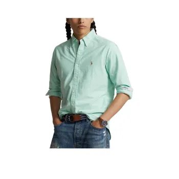 Polo Ralph Lauren SS24 Shirt Men's Light Blue Green