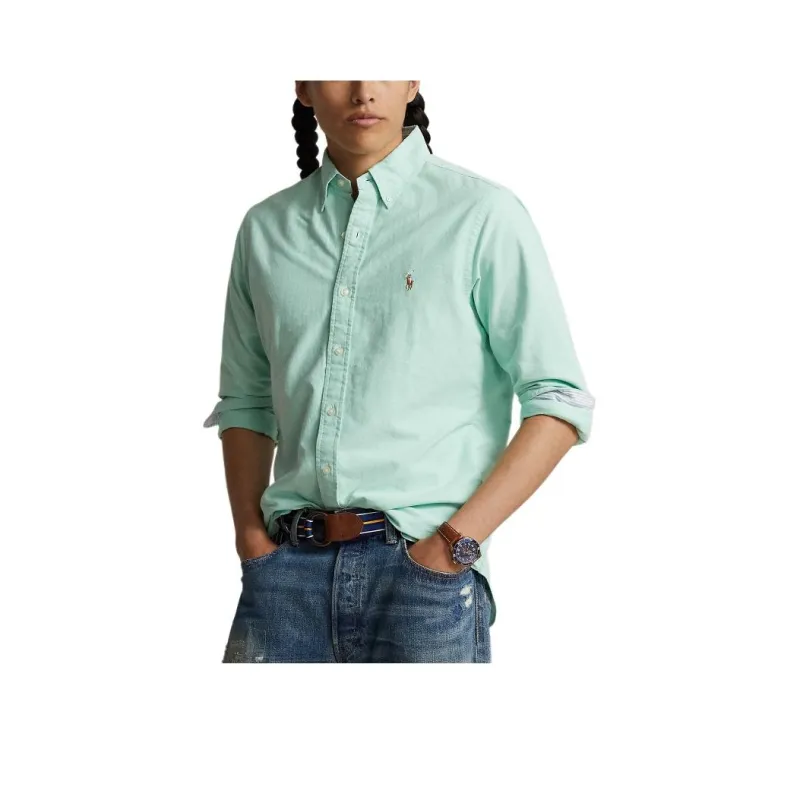 Polo Ralph Lauren SS24 Shirt Men's Light Blue Green-0