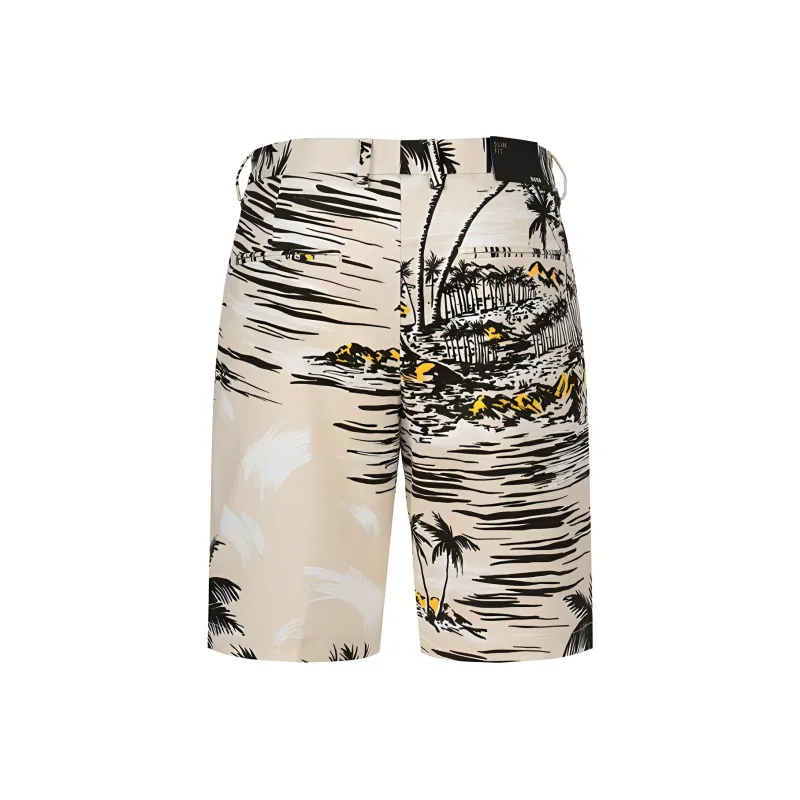 HUGO BOSS Casual Shorts Men Ecru-1