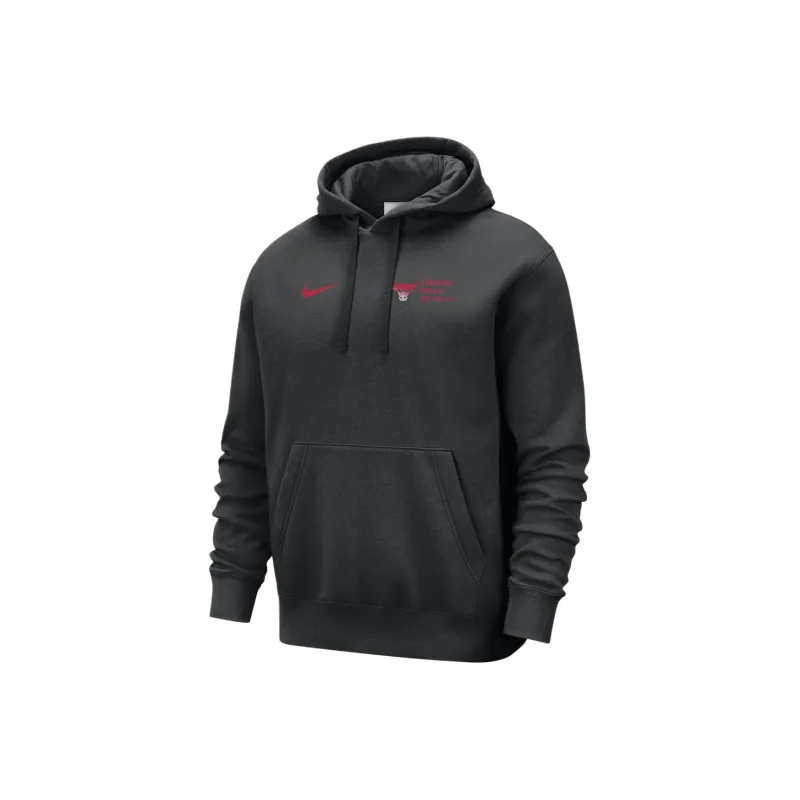 Nike Chicago Bulls Club Courtside Men's Nike Nba Pullover Hoodie-0