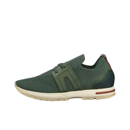 Loro Piana 360 LP Lady Flexy Walk Low Top Casual Shoes Women's Green