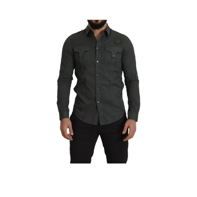 GIANFRANCO FERRE Shirt Men's Dark Gray-0