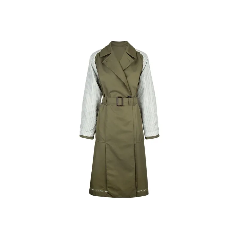 WEEKEND MaxMara Canasta Double Breasted Reversible Trench Coat-1