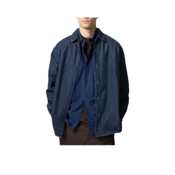 UNIQLO Shirts Men Dark Blue