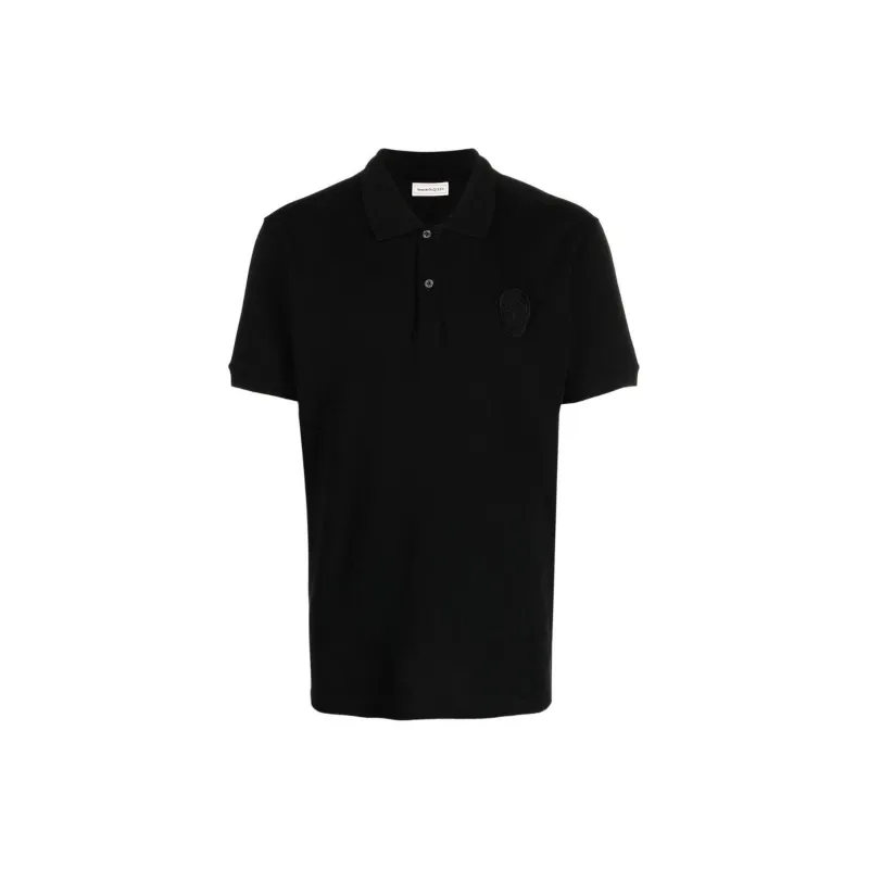 Alexander McQueen Polo Shirts Men Black-0