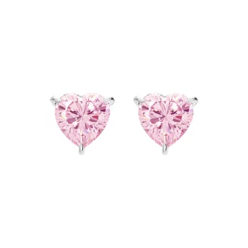 GEMOLA Synthetic Cubic Zirconia Stud Earrings Women's