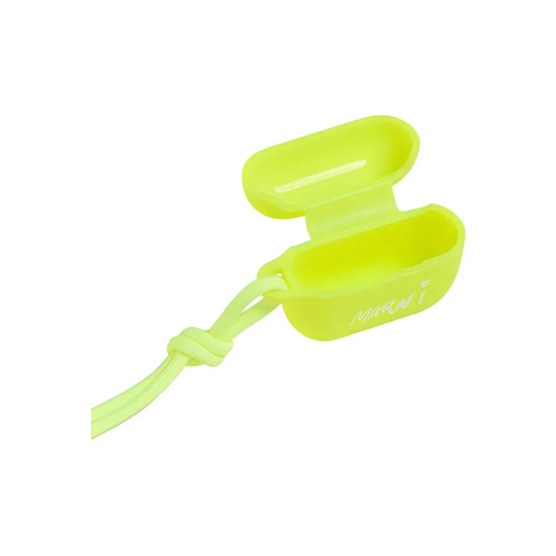 MARNI Nylon AirPods Protective Case Men's Neon Yellow-3