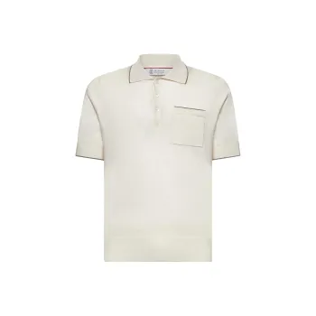 Brunello Cucinelli Short Sleeved Regular Fit Polo Shirt