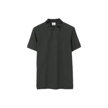 Burberry SS23 Polo Shirt Men's Dark Gray