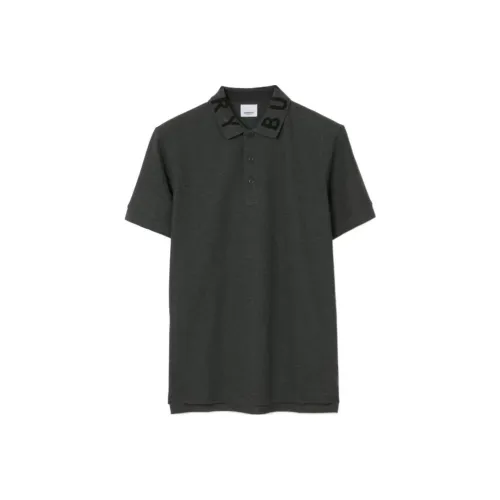 Burberry SS23 Polo Shirt Men's Dark Gray