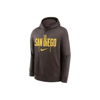 Nike San Diego Padres Club Slack Sweatshirt Men's Brown