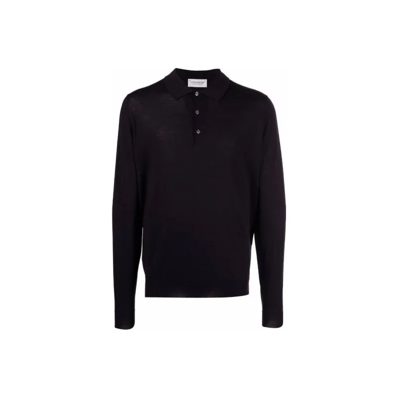 JOHN SMEDLEY Dorset Wool Polo Shirt-0