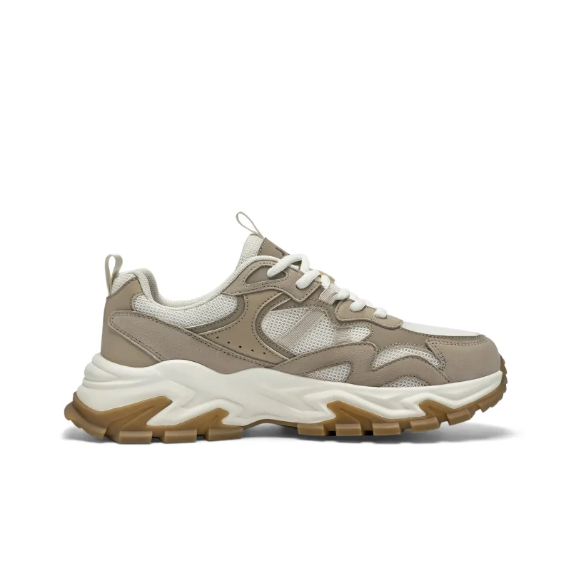 JEEP SPIRIT Chunky Sneakers Men Low Top Amber Brown-1