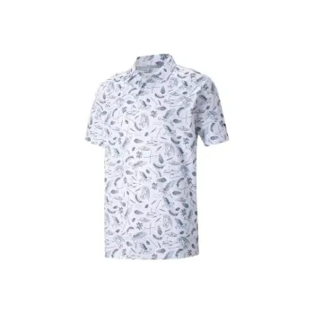 PUMA Golf Polo Shirts Men Dark Blue