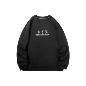 HLA JEANS Sweatshirt Men's Black 1 2