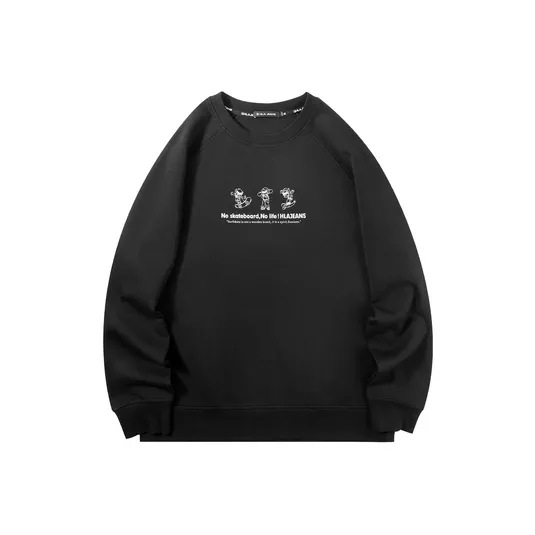 HLA JEANS Sweatshirt Men's Black 1 2-0