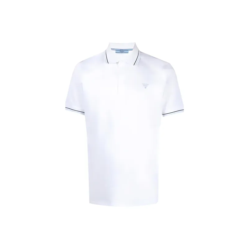 PRADA Polo Shirts Men White-0
