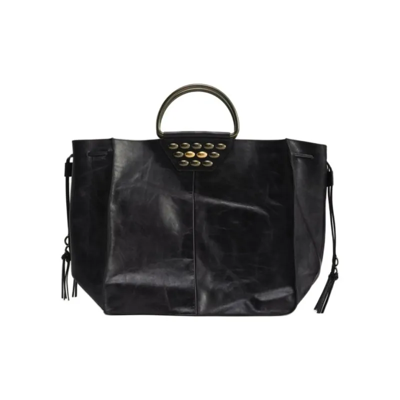 ZARA LIMITED EDITION Cow Leather Shoulder Bag, Crossbody Bag, Handbag Regular Women's Black-1