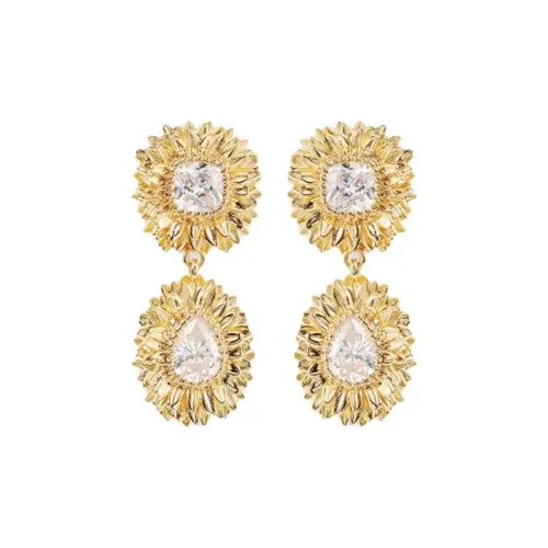 LES NEREIDES Gold Plated Earrings Women's Gold