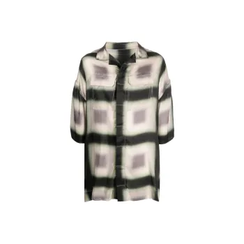 RICK OWENS Magnum Oversized Short-sleeve Shirt