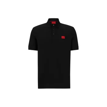 HUGO BOSS Logo Patch Slim Fit Polo Shirt
