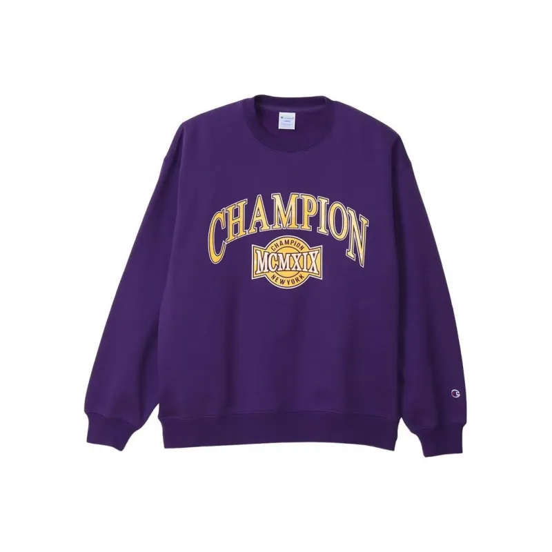 Champion FW24 Sweatshirt Unisex Dark Purple-0