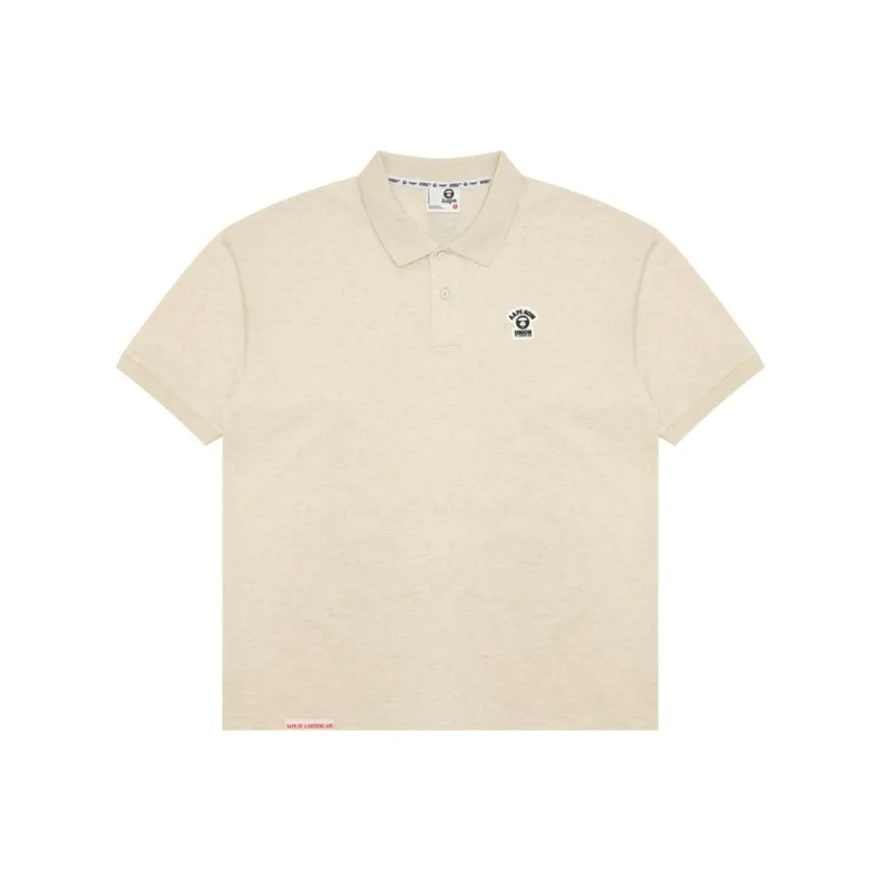Aape Moonface Logo Polo Shirt-0