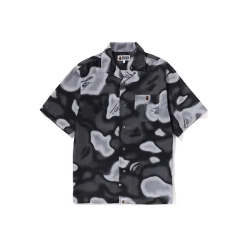 A BATHING APE Liquid Camo One Point Shirt