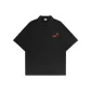Black with Red White Print