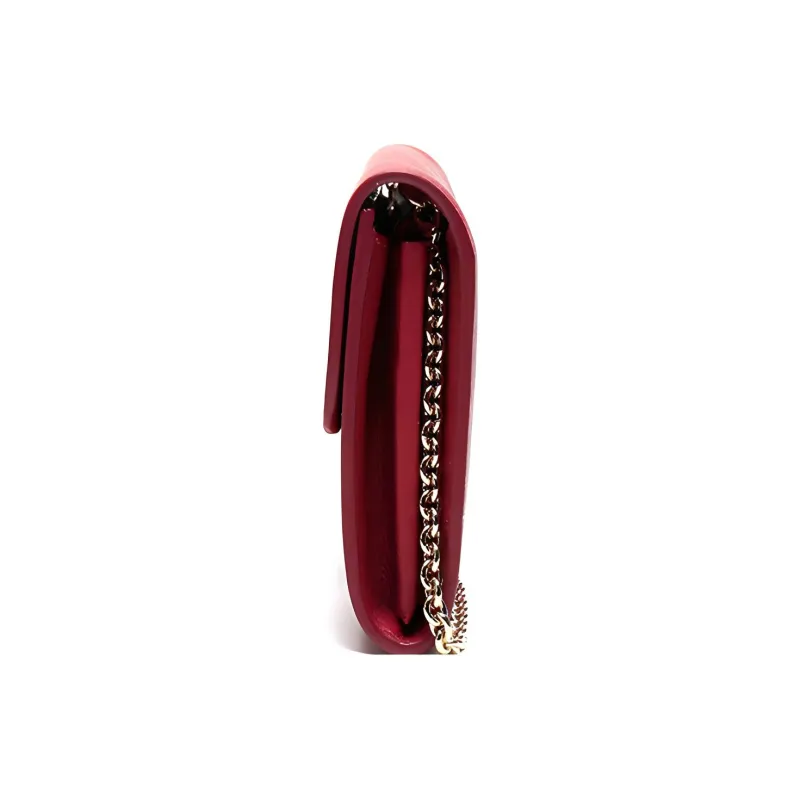 FERRAGAMO Cow Leather Crossbody Bag, Clutch, Shoulder Bag Women's Red-2
