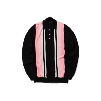 Beams Polo Shirts Men Pink