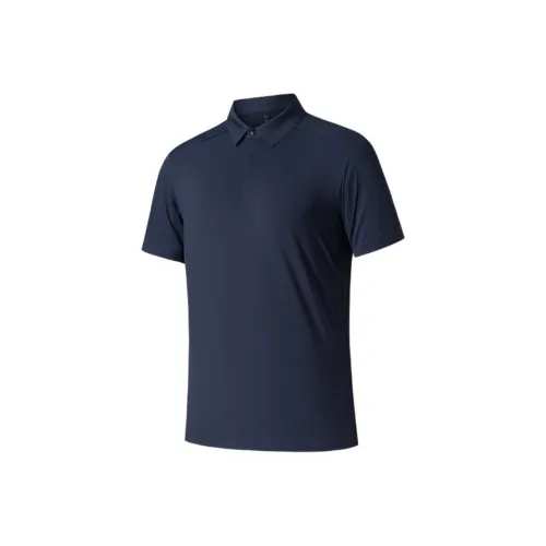 Anta Champion All Weather Series Polo Shirt Men's Ink Blue