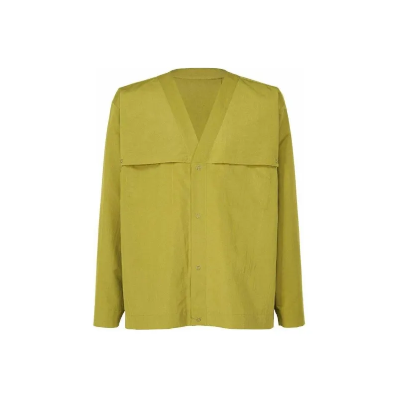 Homme Plissé Issey Miyake Shirts Men Green-0
