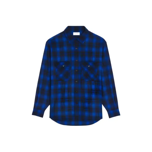 CELINE Shirts Men Blue
