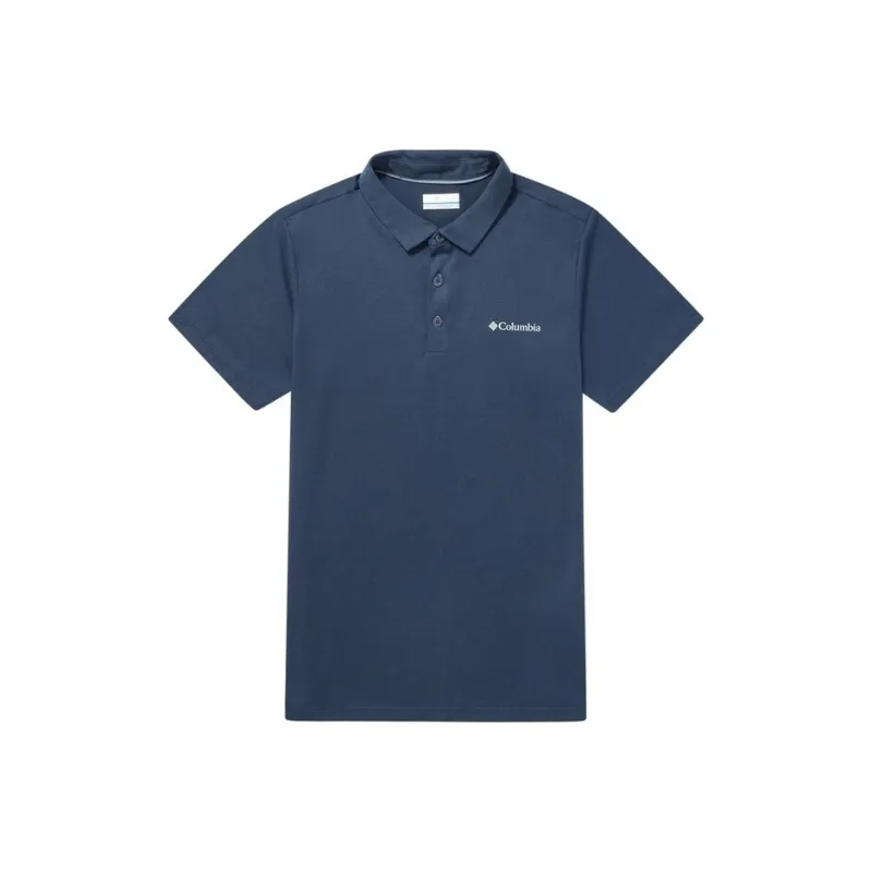 Columbia Polo Shirts Men Blue-0