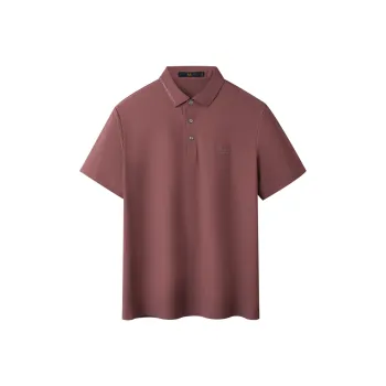 HLA Polo Shirts Men Brick Red 99