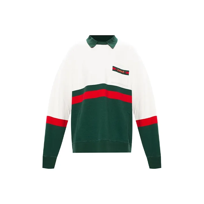 GUCCI Polo Shirts Men Green-0