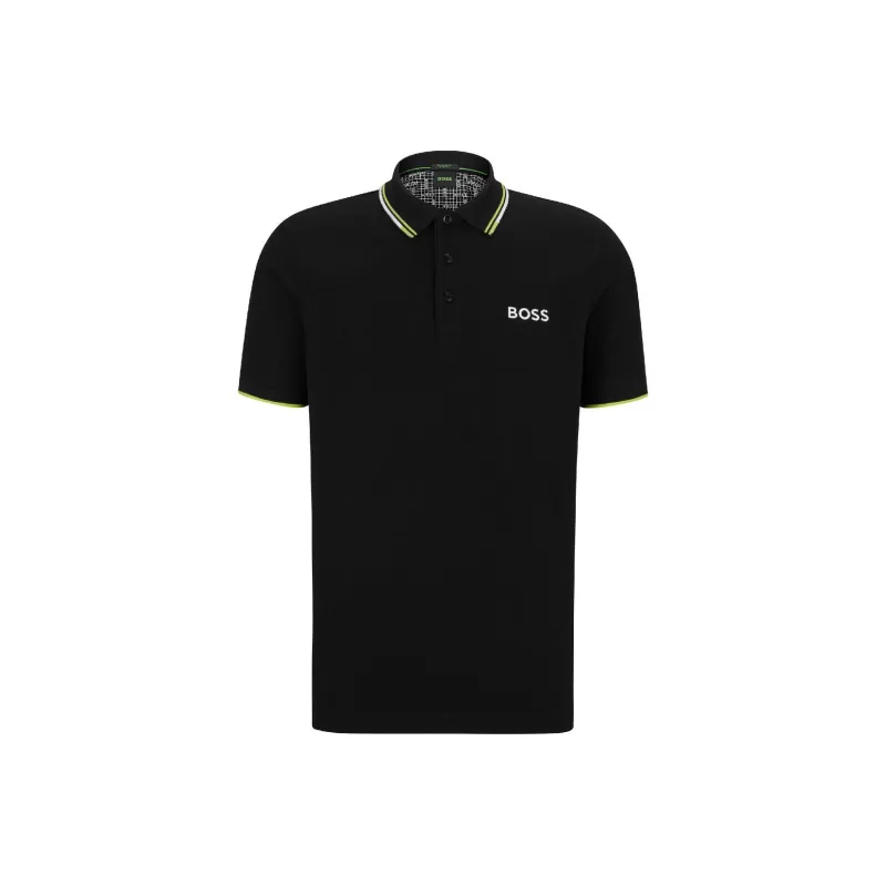 HUGO BOSS SS23 Polo Shirts Men Black-0