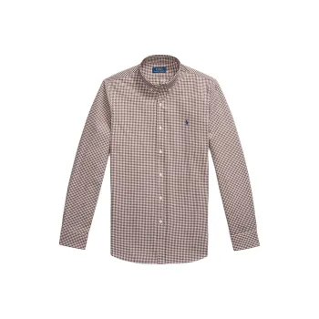 Ralph Lauren Checked Curved Hem Shirt