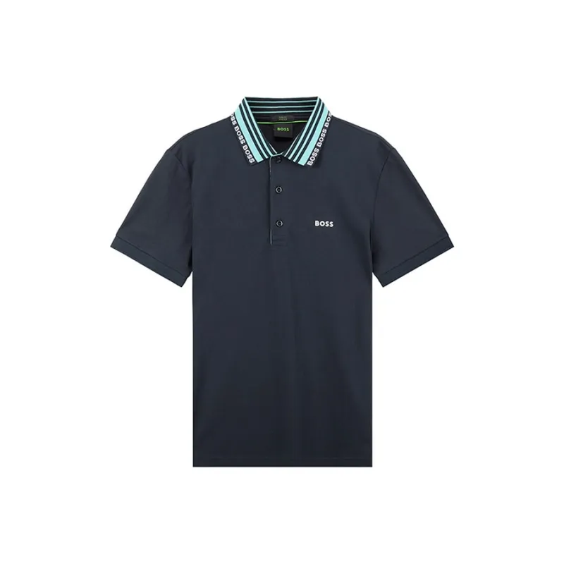 HUGO BOSS Polo Shirts Men Blue-0