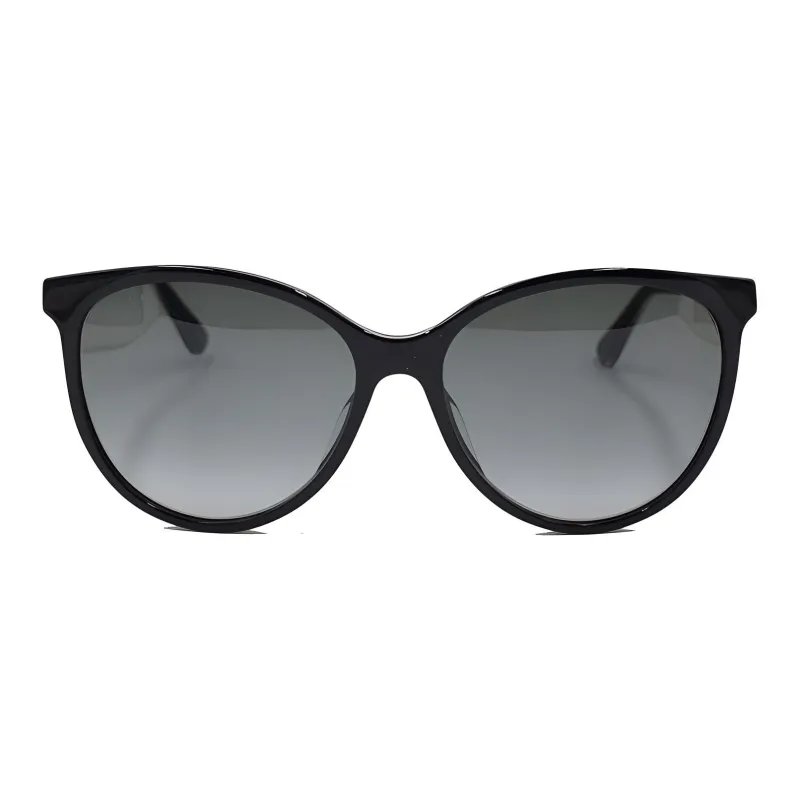 GUCCI Web stripe Round frame Sunglasses-1