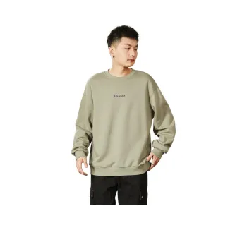 Tonlion Sweatshirt Men's Gray Tea Green