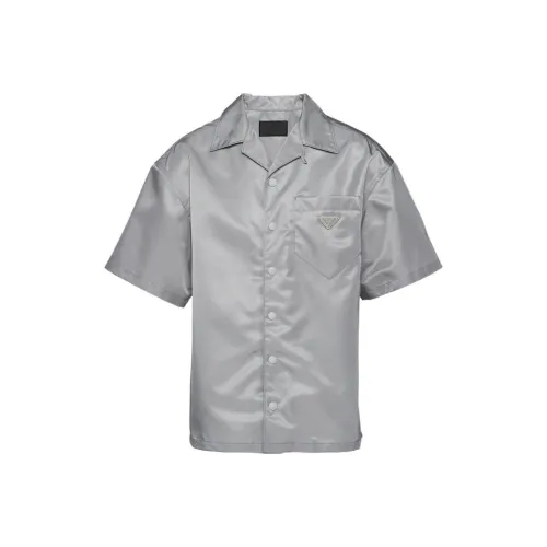 PRADA Shirts Men Gray