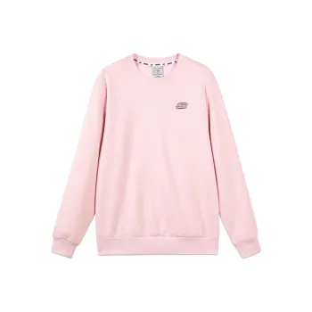 Skechers Colorful Sweatshirt Unisex Gray Pink